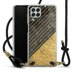 Carry Case Transparent Leather black/gold