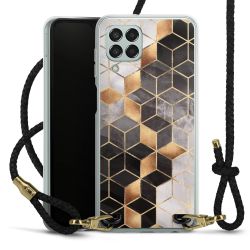 Carry Case Transparent Leather black/gold