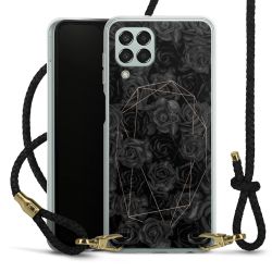 Carry Case Transparent Leather black/gold