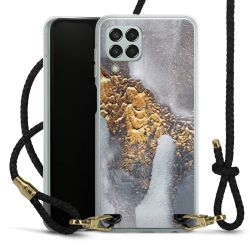 Carry Case Transparent Leather black/gold