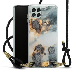 Carry Case Transparent Leather black/gold