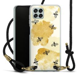 Carry Case Transparent Leather black/gold