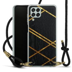 Carry Case Transparent Leather black/gold