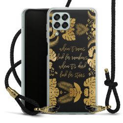 Carry Case Transparent Leather black/gold