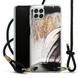 Carry Case Transparent Leather black/gold