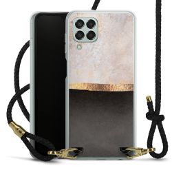 Carry Case Transparent Leather black/gold