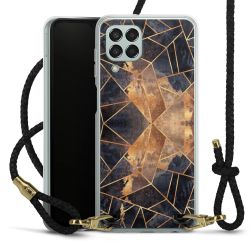 Carry Case Transparent Leather black/gold