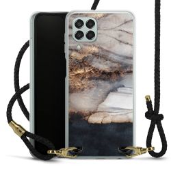 Carry Case Transparent Leather black/gold