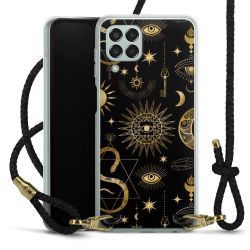 Carry Case Transparent Leather black/gold