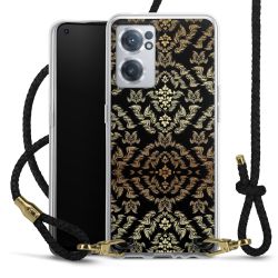 Carry Case Transparent Leather black/gold