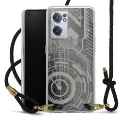 Carry Case Transparent Leather black/gold