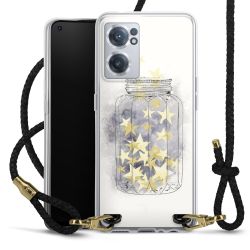 Carry Case Transparent Leather black/gold