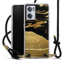 Carry Case Transparent Leather black/gold