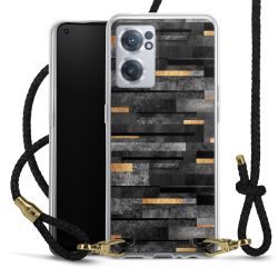 Carry Case Transparent Leather black/gold