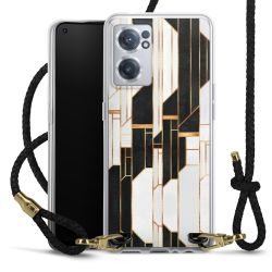 Carry Case Transparent Leather black/gold