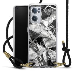 Carry Case Transparent Leather black/gold