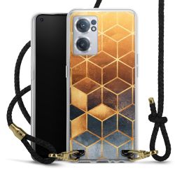 Carry Case Transparent Leather black/gold