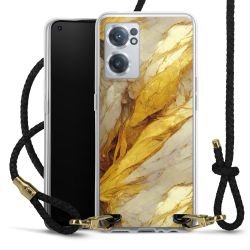 Carry Case Transparent Leather black/gold