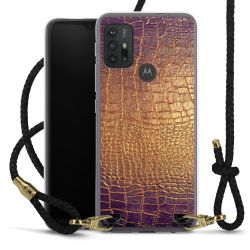 Carry Case Transparent Leather black/gold