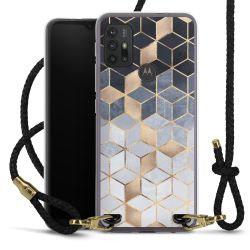 Carry Case Transparent Leather black/gold