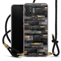 Carry Case Transparent Leather black/gold