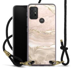 Carry Case Transparent Leather black/gold