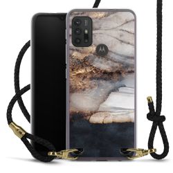 Carry Case Transparent Leather black/gold