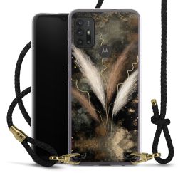 Carry Case Transparent Leather black/gold