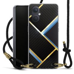 Carry Case Transparent Leather black/gold