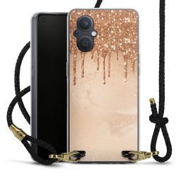 Carry Case Transparent Leather black/gold