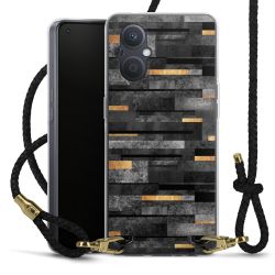 Carry Case Transparent Leather black/gold