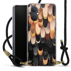 Carry Case Transparent Leather black/gold