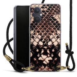 Carry Case Transparent Leather black/gold