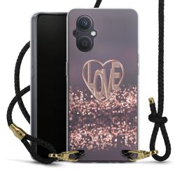 Carry Case Transparent Leather black/gold