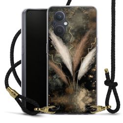 Carry Case Transparent Leather black/gold