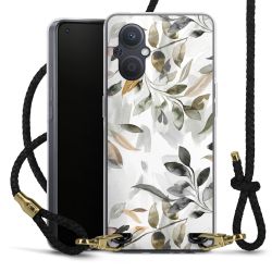 Carry Case Transparent Leather black/gold