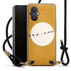 Carry Case Transparent Leather black/gold