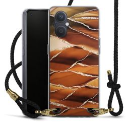 Carry Case Transparent Leather black/gold