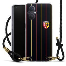 New Carry Case Transparent Leder schwarz/gold