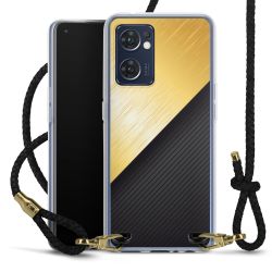 Carry Case Transparent Leather black/gold