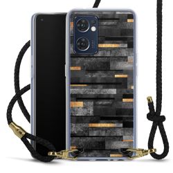 Carry Case Transparent Leather black/gold