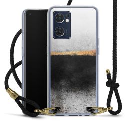 Carry Case Transparent Leather black/gold