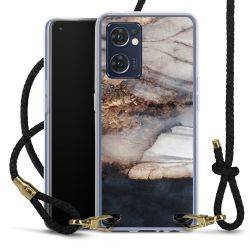 Carry Case Transparent Leather black/gold