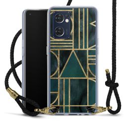 Carry Case Transparent Leather black/gold