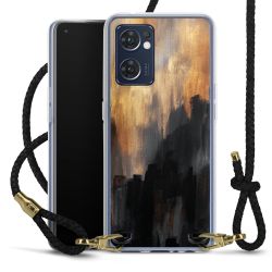 Carry Case Transparent Leather black/gold