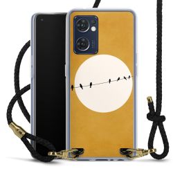 Carry Case Transparent Leather black/gold