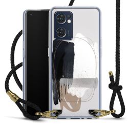 Carry Case Transparent Leather black/gold