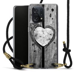 Carry Case Transparent Leather black/gold