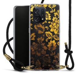 Carry Case Transparent Leather black/gold