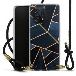 Carry Case Transparent Leather black/gold